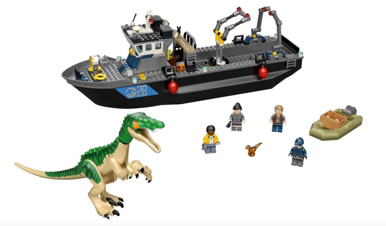 lego-Baryonyx-boat-escape