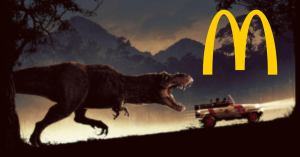 Abandoned McDonald’s With Jurassic Park Promos From The Nineties Goes Viral