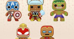 Funko Transforms Marvel Superheroes Into Gingerbread Cookie Pops for the Holidays