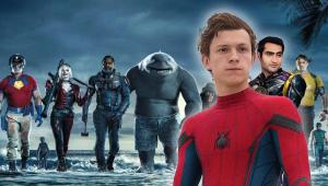 Marvel Stars Tom Holland and Kumail Nanjiani Spotted at The Suicide Squad Premiere