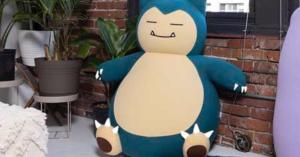 Pokemon Launches Snorlax and Ditto Beanbags