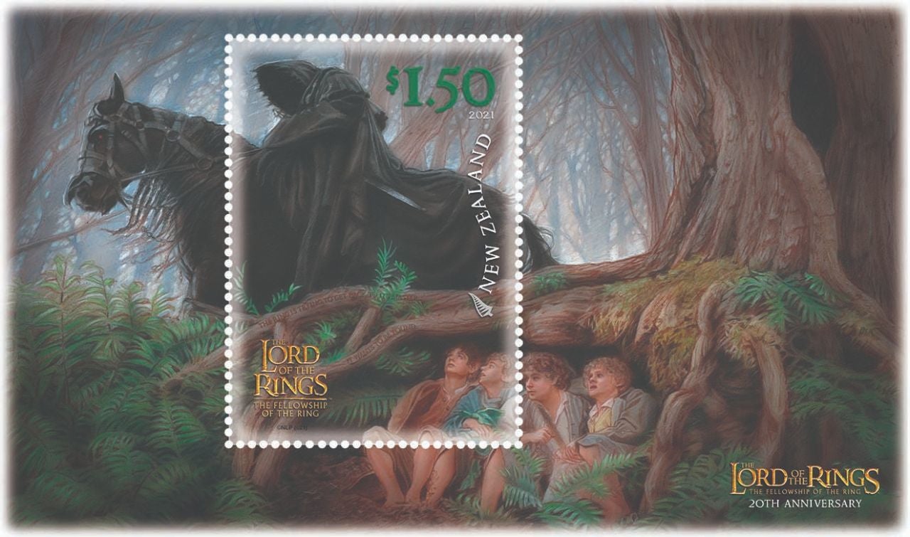 Lord-of-the-Rings-stamps-the-hobbits-hiding-from-the-Nazgul