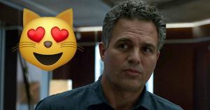 Avengers Star Mark Ruffalo Celebrates National Cat Day