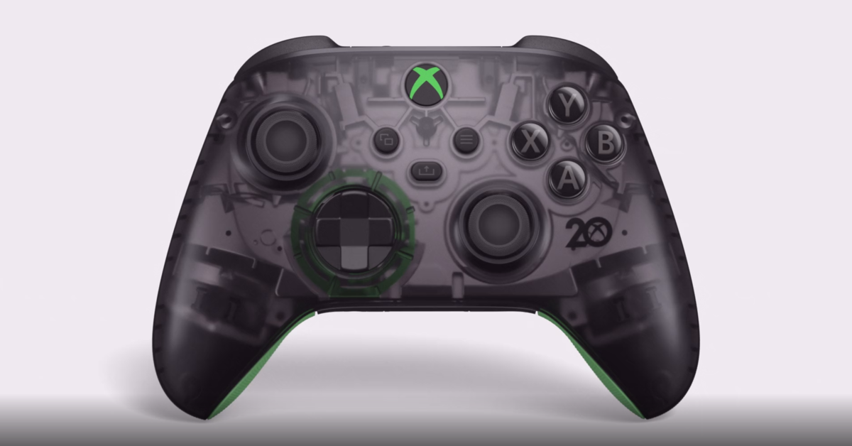 Xbox on sale 20th anniversary Controller