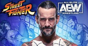 AEW’s CM Punk, Adam Cole, and More Reveal NYCC Street Fighter Crossover