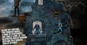 Mezco Monster Action Figures Come With a Tower of Fear