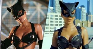 Catwoman Star Halle Berry and Saweetie Debut Halloween Costume