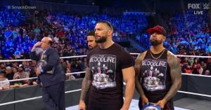 WWE’s Roman Reigns Accepts Bend The Knee Challenge from King Woods on SmackDown