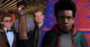 Lil Nas X Poses With Spider-Man Actors Tom Holland & Andrew Garfield, Says He’s Playing Miles Morales