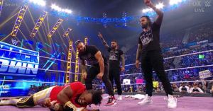 WWE’s Roman Reigns and The Bloodline Destroy King Woods’ Crown on SmackDown