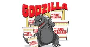 Cup Noodles Announces Kaiju Crossover With Godzilla