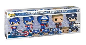 Captain America Through The Ages Funko Pop 5-Pack Is up for Pre-Order