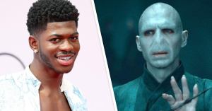 Lil Nas X Rocks an Amazing Voldemort Costume for Halloween