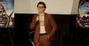 Watch Tom Holland Say “With Great Power Comes Great Responsibility” During Spider-Man: No Way Home Event
