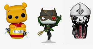 New Hot Topic Exclusive Funko Pops: The Drowned, Papa Emeritus I, and Winnie the Pooh