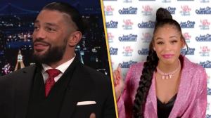 WWE’s Roman Reigns, Bianca Belair, and More Talk Survivor Series, The Rock, & George Clooney Battle on Late Night