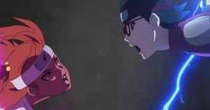 Naruto Stuns With Sarada vs. Cho-Cho Fight