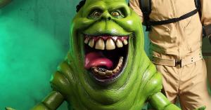 Ghostbusters Superfans Can Now Order a Life-Size Slimer Prop Replica