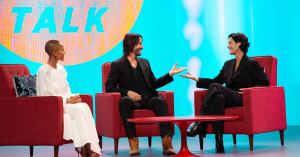 The Matrix Resurrections Stars Reunite for the 100th Episode of Red Table Talk (Exclusive)