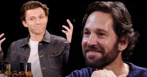 Spider-Man Star Tom Holland Recreates Paul Rudd Meme on Hot Ones