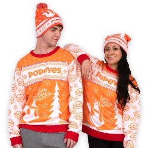 Popeyes Ugly Christmas Sweaters Are Back