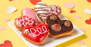 Krispy Kreme Introduces 4 New Doughnuts for Valentine’s Day