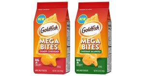 Goldfish Launches “Grown Up” Mega Bites Snacks