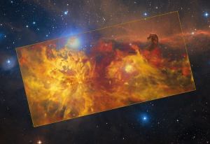 Researchers Release New Image of Fiery “Flaming” Nebula