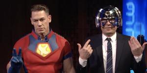 John Cena Loses Peacemaker Helmet To Jimmy Fallon: “James Gunn Is Gonna Be Pissed”