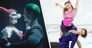 Olympics Fans Baffled by Joker and Harley Quinn Figure Skating Routine