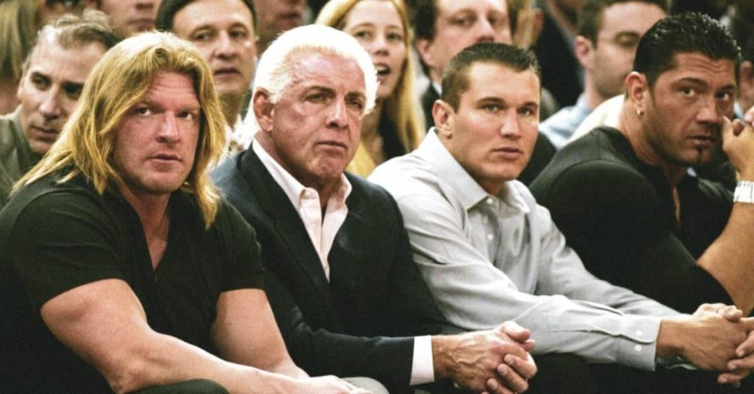 wwe-evolution-2004-triple-h-ric-flair-orton-batista.jpg
