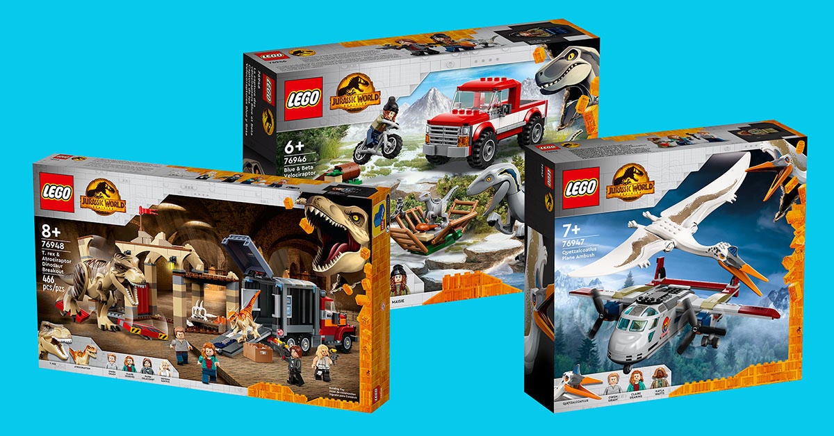 LEGO Jurassic World Dominion triple bundle 76944, 76946, 76945 outlet