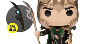 Avengers Loki With Glowing Scepter Funko Pop Exclusive Drops at Funko Fair 2022