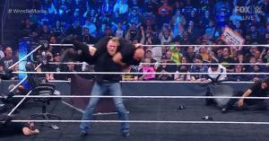 WWE’s Brock Lesnar Demolishes Roman Reigns’ Security in SmackDown Brawl