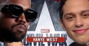 Kanye West Posts Marvel’s Civil War Meme Targeting Pete Davidson