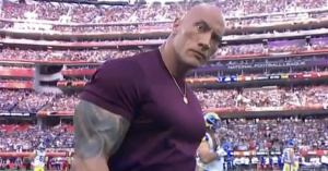 Watch: The Rock Opens Super Bowl 2022 With a WWE-Style Promo