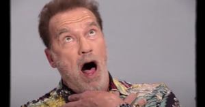 Jimmy Kimmel Saves a Choking Arnold Schwarzenegger