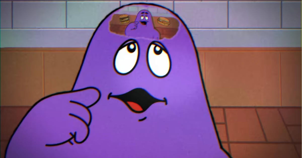 Ryan Reynolds Was Secretly Grimace In McDonald's Super Bowl Commercial