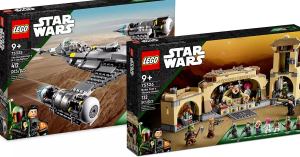 Star Wars Boba Fett Throne Room and Mandalorian N-1 Starfighter LEGO Sets Are up for Pre-Order