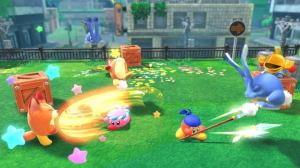 Kirby and the Forgotten Land Developers Reveal 3D Combat Challenges