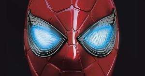 Spider-Man Iron Spider Marvel Legends Electronic Helmet Is 50% Off Today Only