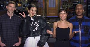 The Batman Star Zoe Kravitz Cuts Her First Saturday Night Live Promo