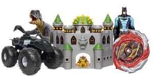 Buy 2 Get 1 Free Toy Sale on Amazon: Batman, Super Mario, Jurassic World and Beyblade