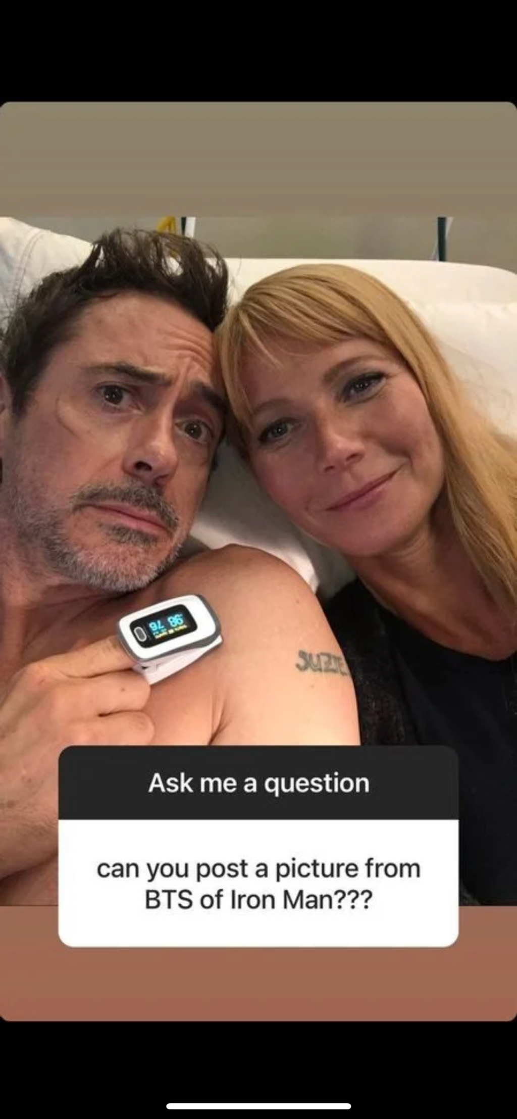 Robert Downey Jr. Gwyneth Paltrow Iron Man