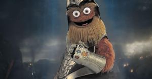 Gritty Dresses as Thanos at NHL Game in Viral Tweets