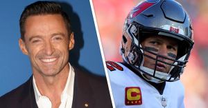 Tom Brady Comes Through on Favor for Hugh Jackman in Heartwarming Video