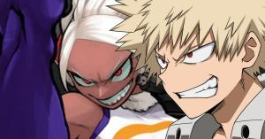 My Hero Academia Poster Shows Off Bakugo and Mirko Team Up