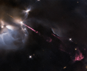 Hubble Telescope Captures Snapshot of Incredible “Star Tantrum”