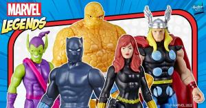 Marvel Legends Retro 375 Collection Wave 6 Pre-Orders: Black Widow, Thor, Thing, and Green Goblin