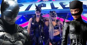 WWE WrestleMania: Rhea Ripley and Liv Morgan Debut The Batman and Catwoman Inspired Gear